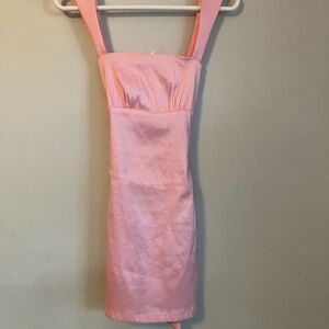 Beginning Boutique Strapless Pink Dress